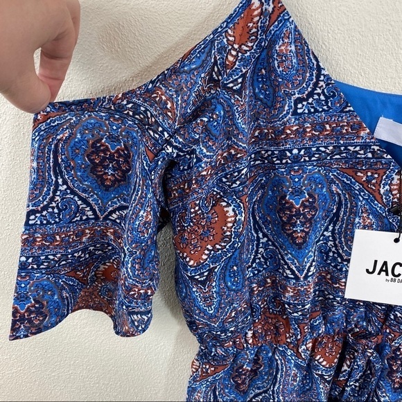 Revolve Jack BB Dakota Paisley Midi Dress - Picture 6 of 6